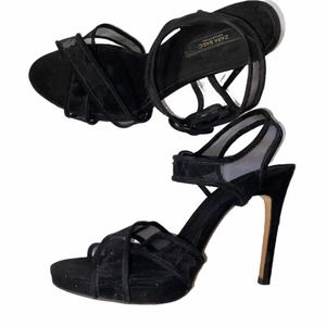 Zara Peep Toe Cut Out Stiletto Sandal EU 41 US 10